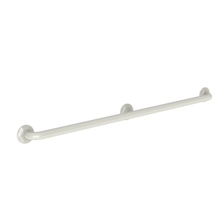 Newport Brass 45" L, Two Post, Solid Brass, 42" Grab Bar in Biscuit, Biscuit 1200-3942/65